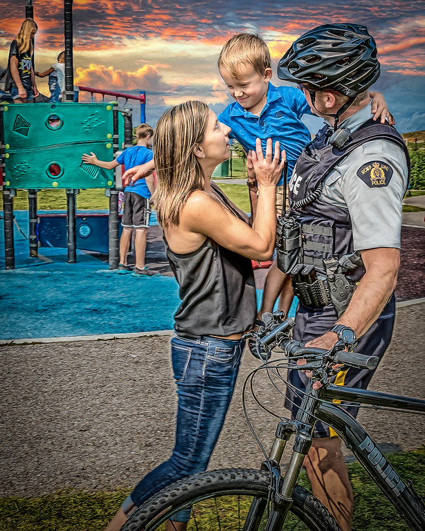 firefighter in gear, representing first responder mental health